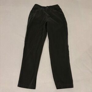 LL Bean Pants Womens Size 12 Green Preppy Academic School University Casual